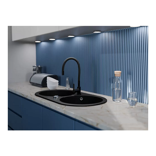 aranzacja zlewozmywak granitowy 2 komorowy Lirio